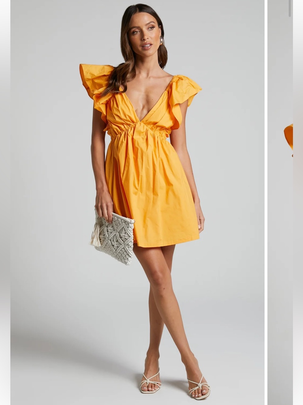 Showpo Raiza Mini Dress in Marigold